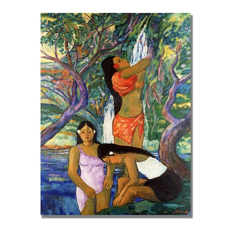 Manor Shadian 'Hana Waterfall' Canvas Art,18x24